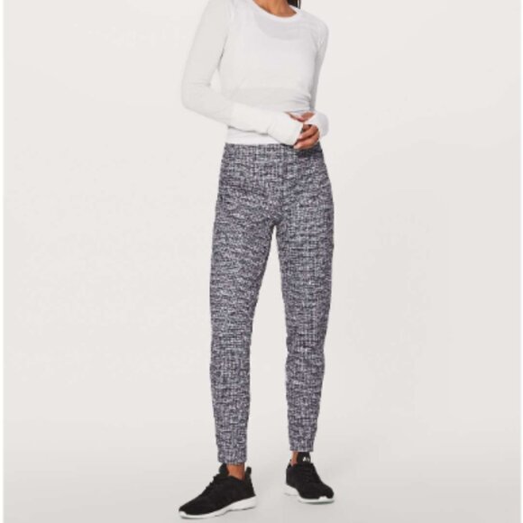 Lululemon Run On Jogger (28") in Ringspun Denim Black White - Picture 1 of 12